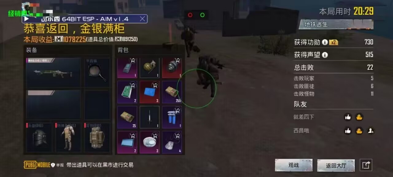 和平精英游戏中最近发现的和平精英辅助工具介